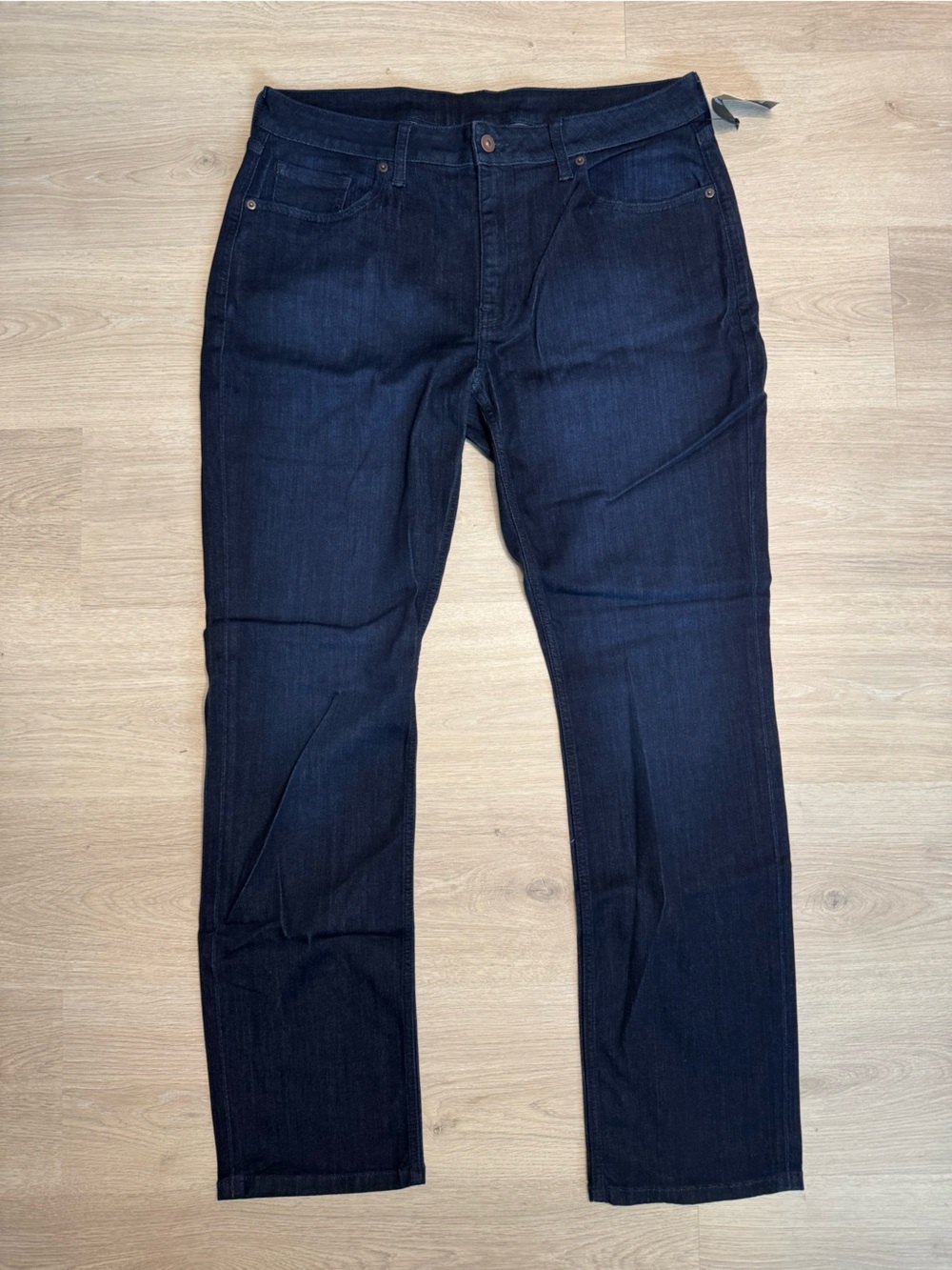 True Classic Men’s Straight Fit Comfort Jeans - Dark Blue